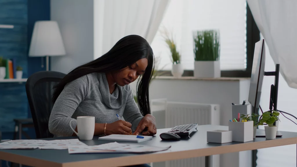 African-American woman applying for sba 7a loan