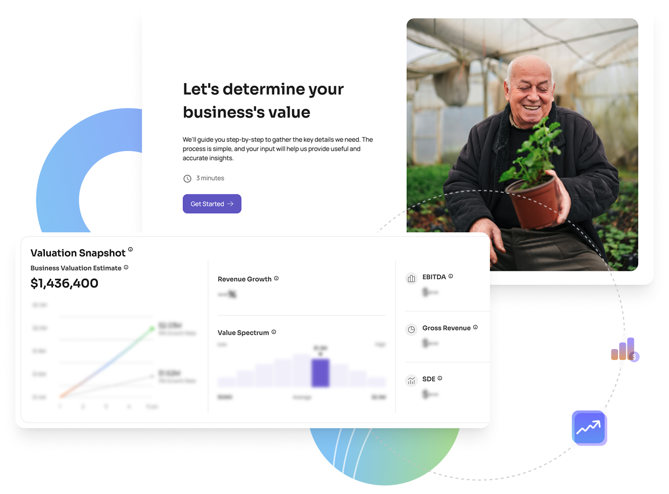 AI-powered business valuation calculator